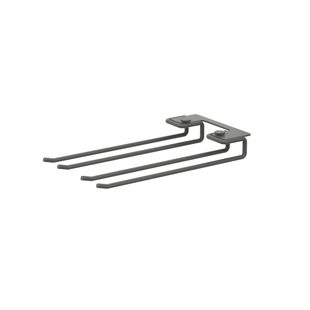 Glassholder 13,5x20x3 Mørk grå – 2 stk