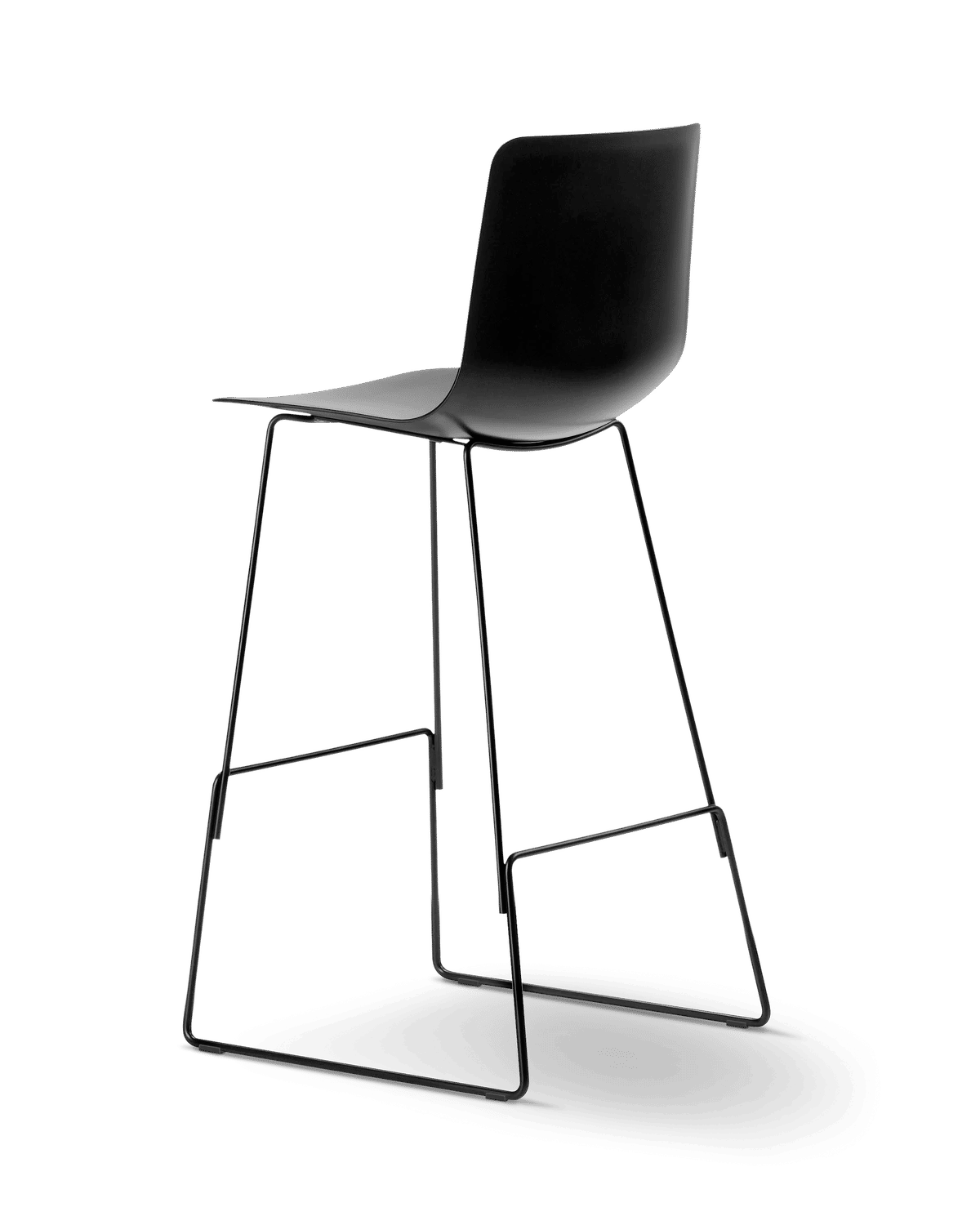 Pato (4300) Sledge Barstool – Sort Sort Sh 77 cm