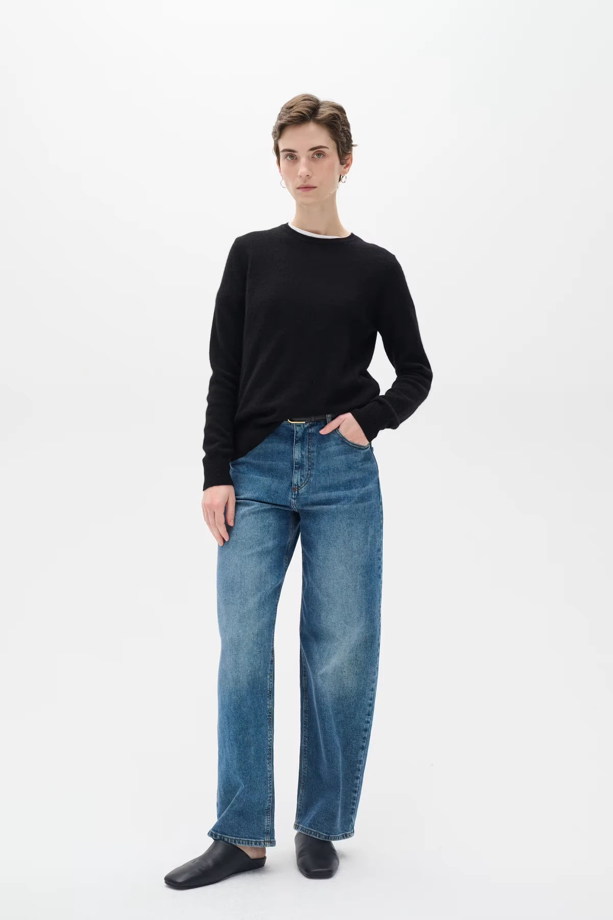 LukkaIW Crew-neck Kasjmir Pullover