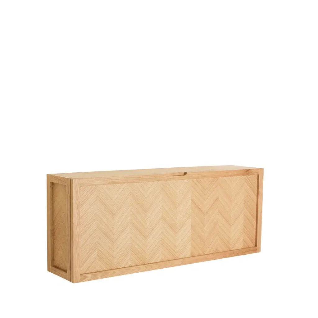 Herringbone Skoskap Stor Natur 100x25xh40cm