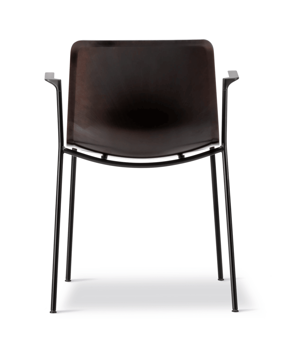Pato (4213) Paper 4 Leg Armchair – Papershell m/sorte skruer, FSC Mix 70% Sort