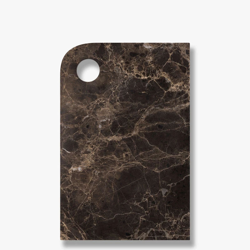 MARBLE serveringsbrett, medium, Brown
