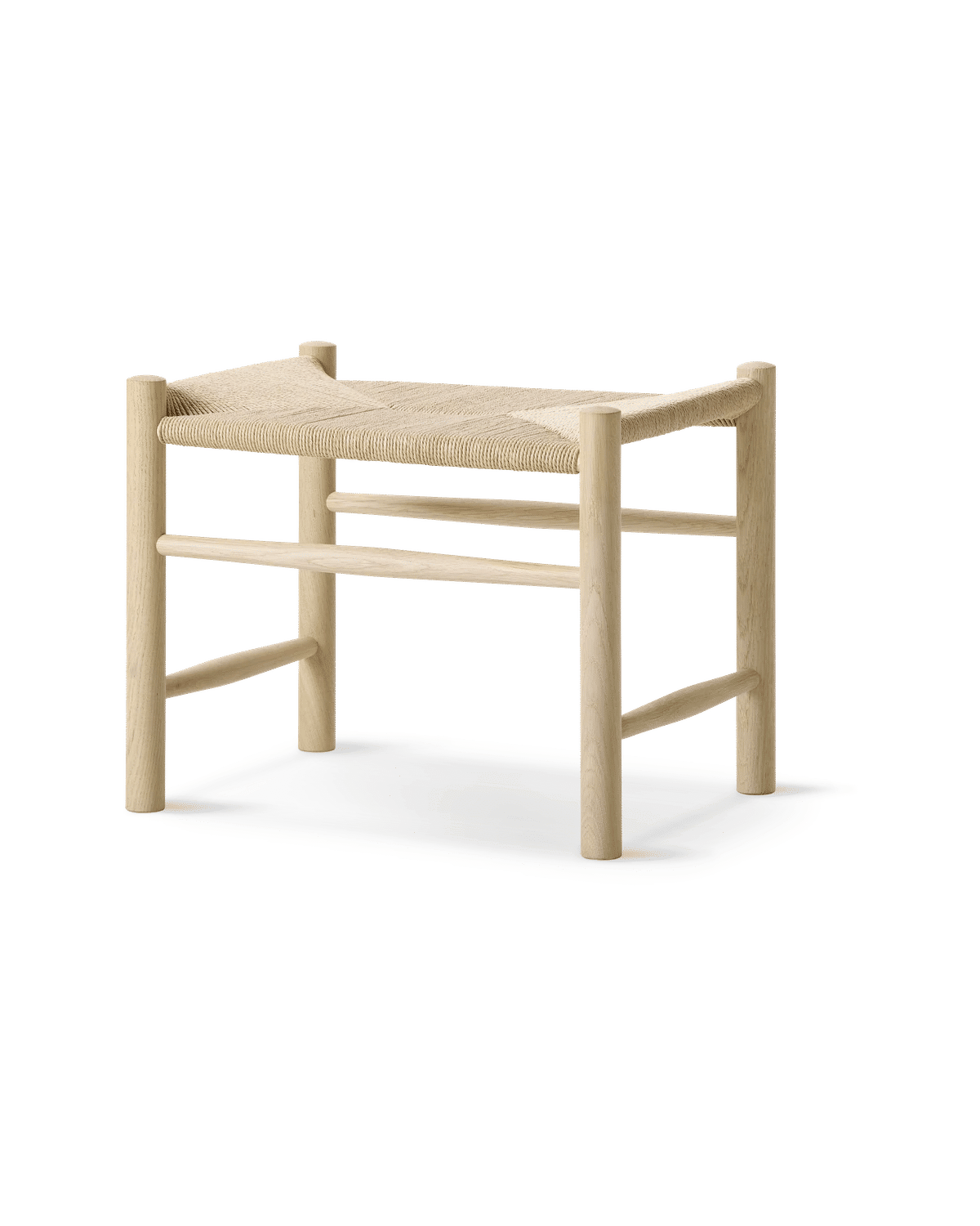 Wegner J16 Stool – Naturell papirsnor Eik såpe, FSC Mix 70%