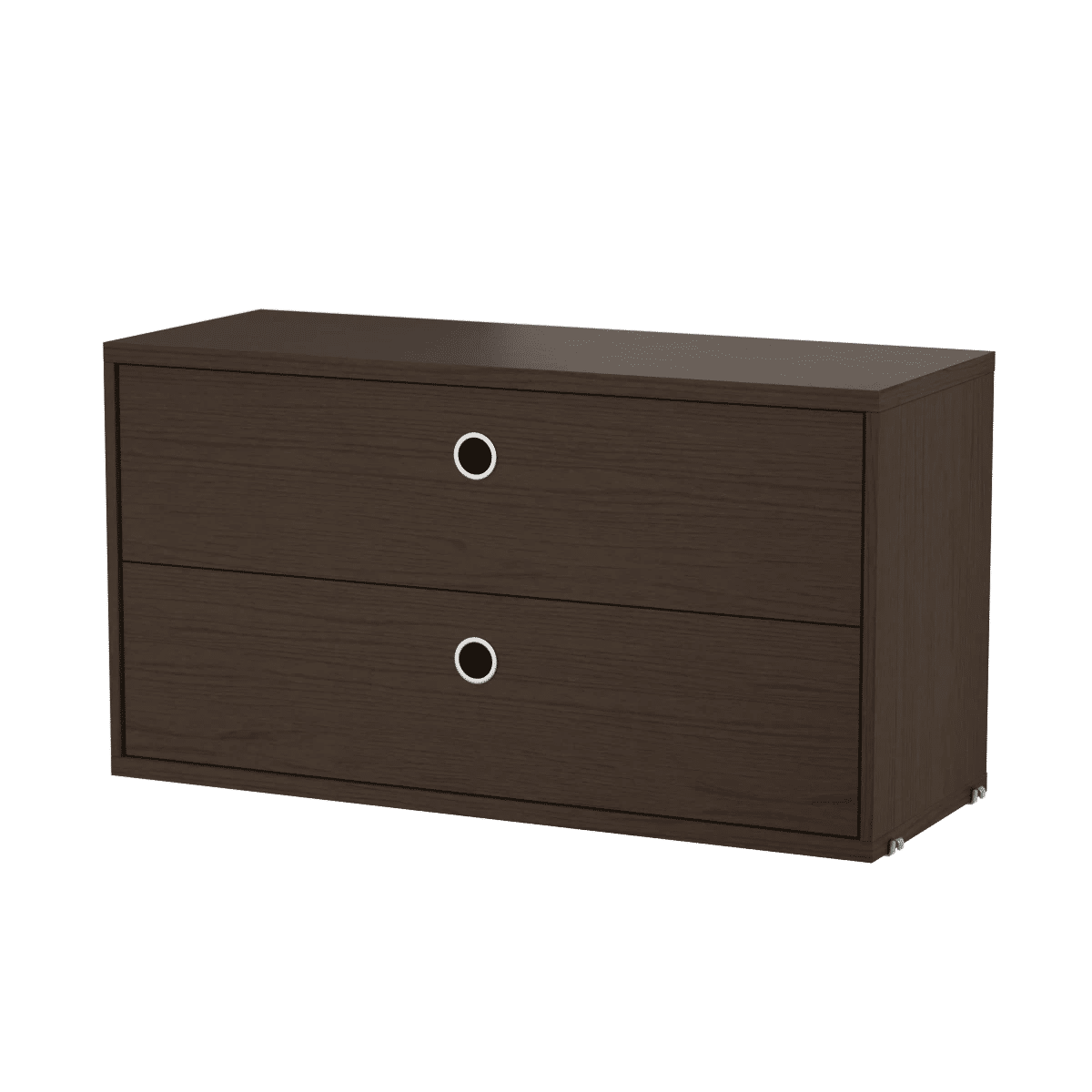 Kommode 78x30x42 Mørk eik