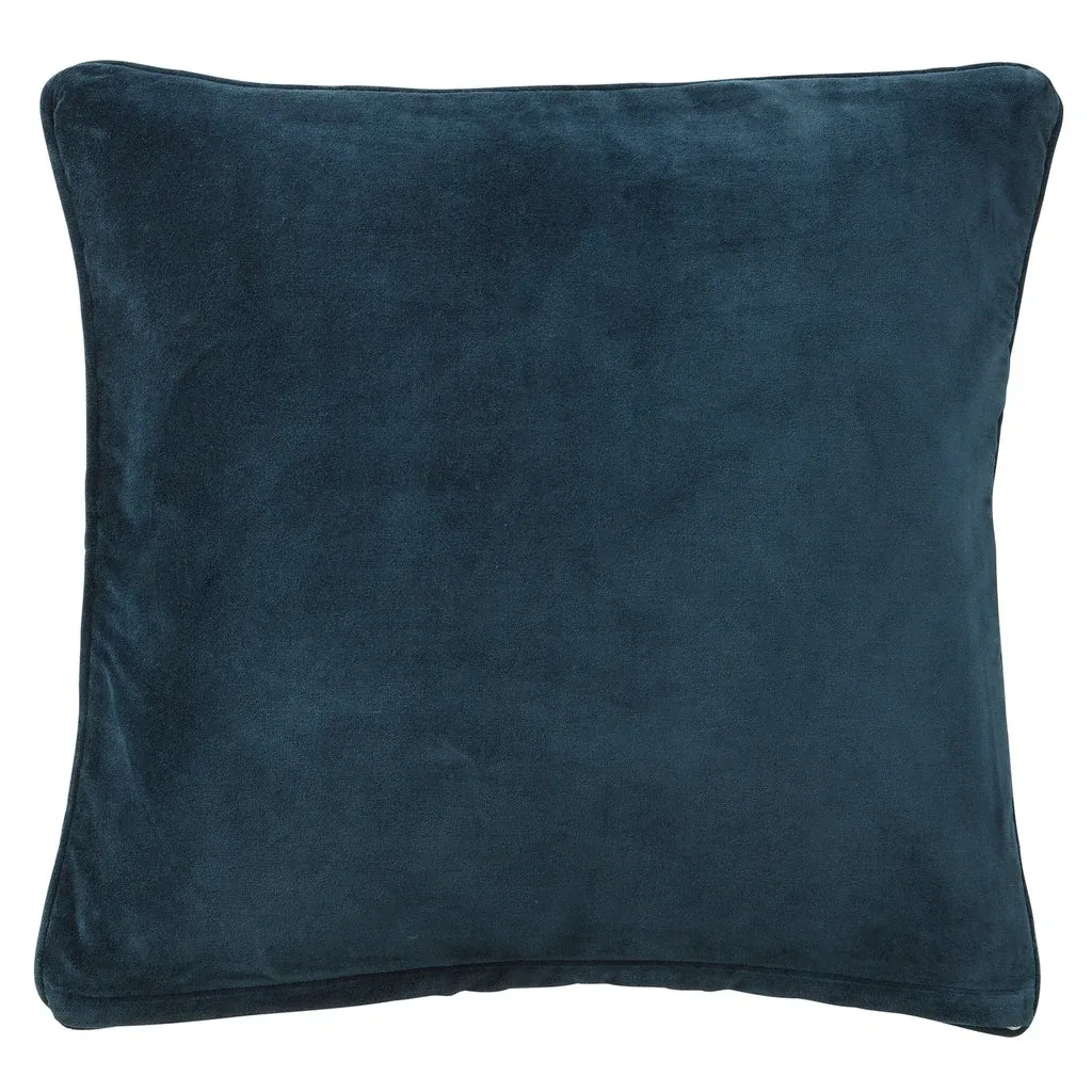 Putetrekk fløyel 50x50 cm Navy