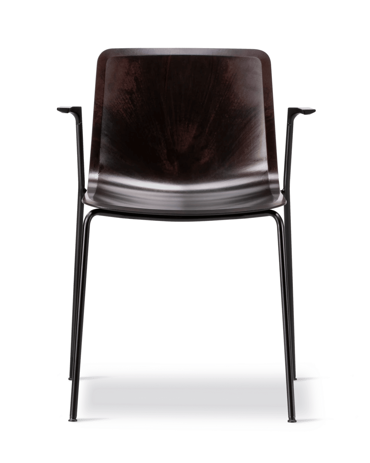 Pato (4213) Paper 4 Leg Armchair – Papershell m/sorte skruer, FSC Mix 70% Sort