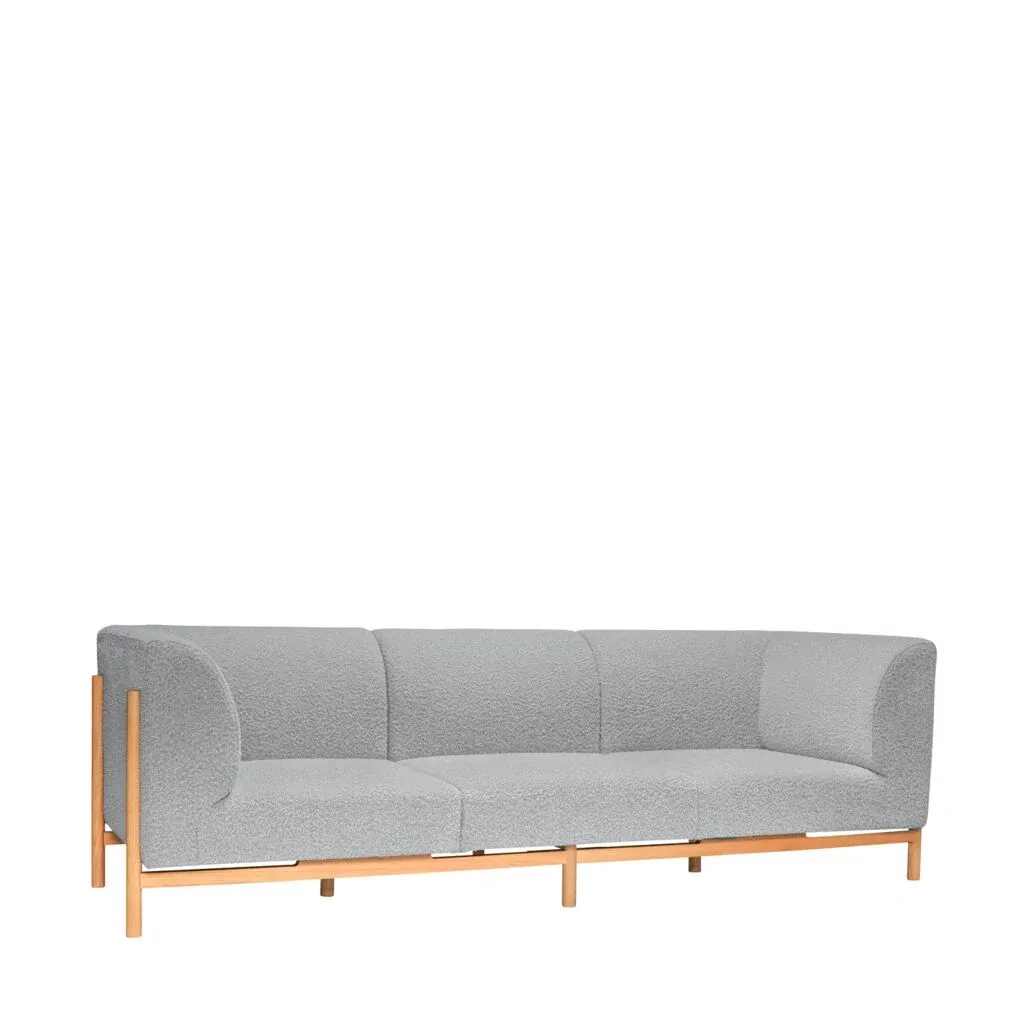 Moment Sofa 3-seter Large Grå
