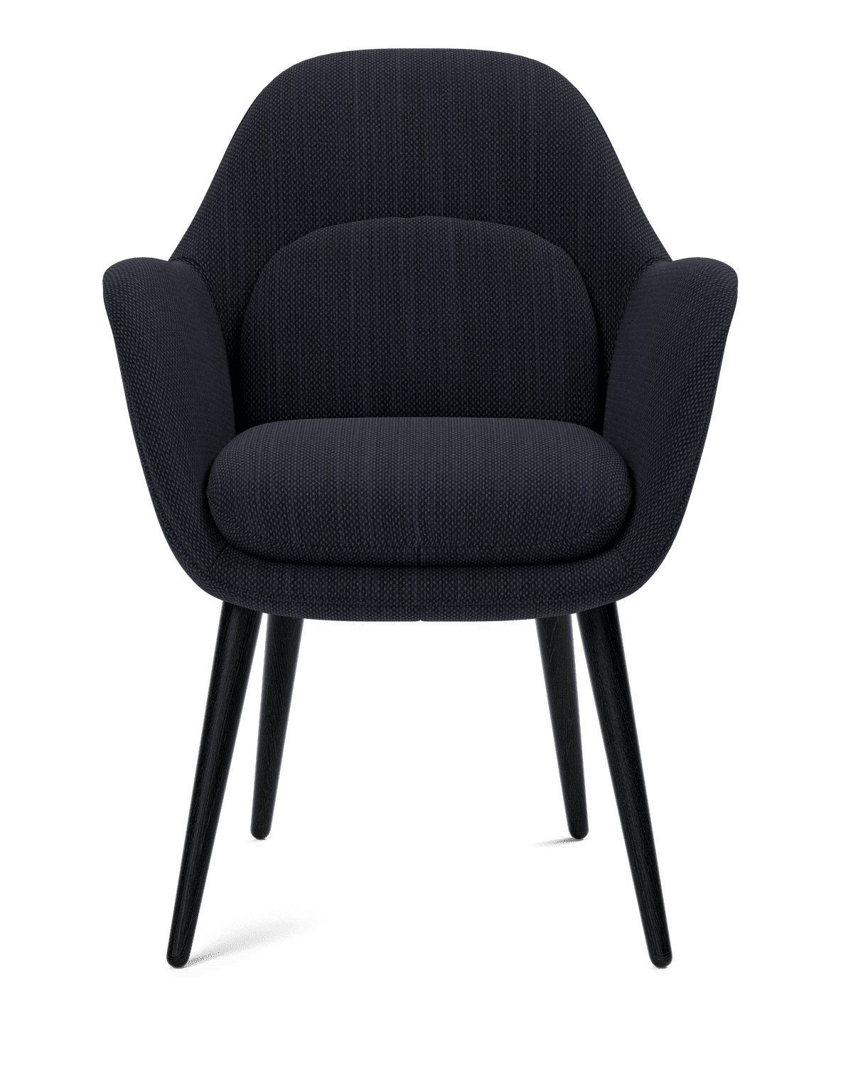 Swoon (1777) Dining Armchair Wood Base – Sunniva 192 Eik sort lakkert FSC Mix 70%