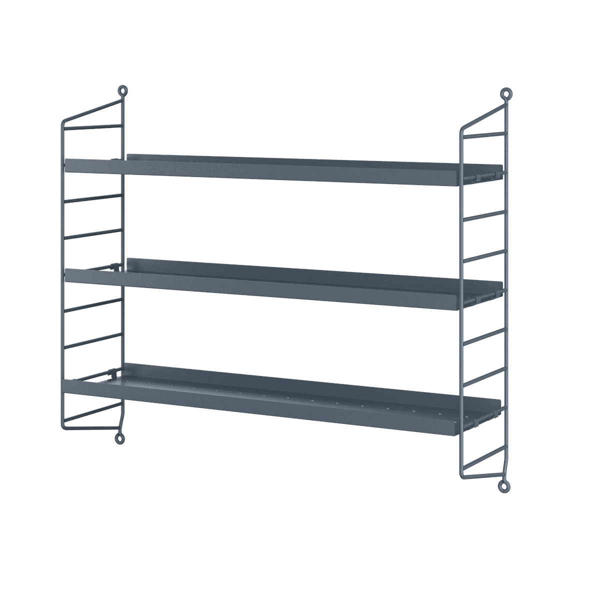 String Pocket Metal 60x15x50 Sergelgrå