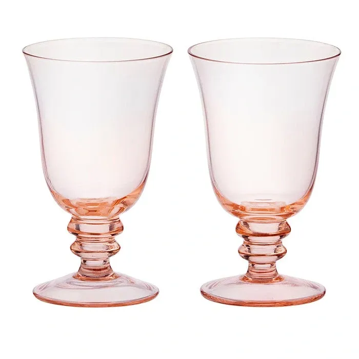 Vinglass Leopold Peach, 2 stk