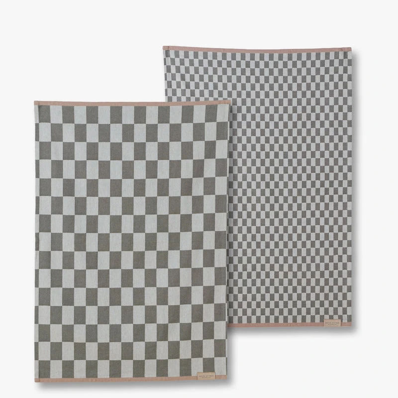 MINI-MAX kjøkkenhåndkle 2-pack, Dark olive