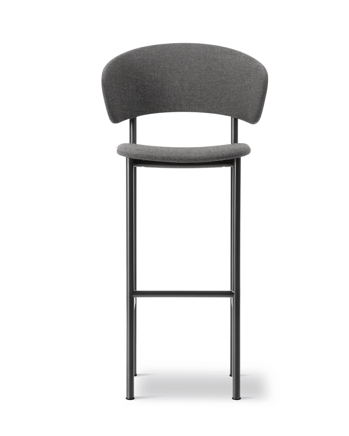 Plan Arm Barstool – Re-Wool 198 Sort Sh 78 cm