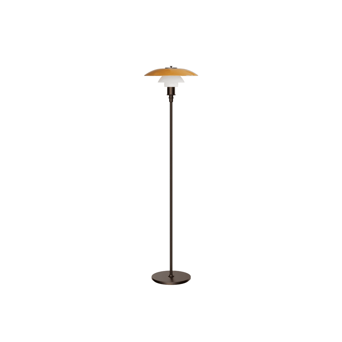 PH 3½-2½ Gulvlampe Centenary Edition – Amber/opal white