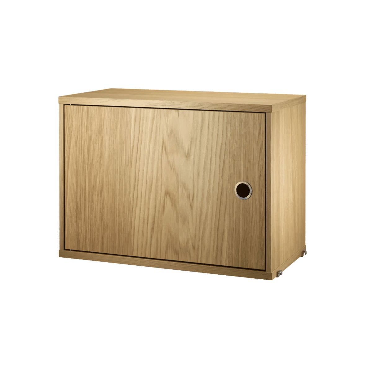 Skap med slagdør 58x30x42 Eik