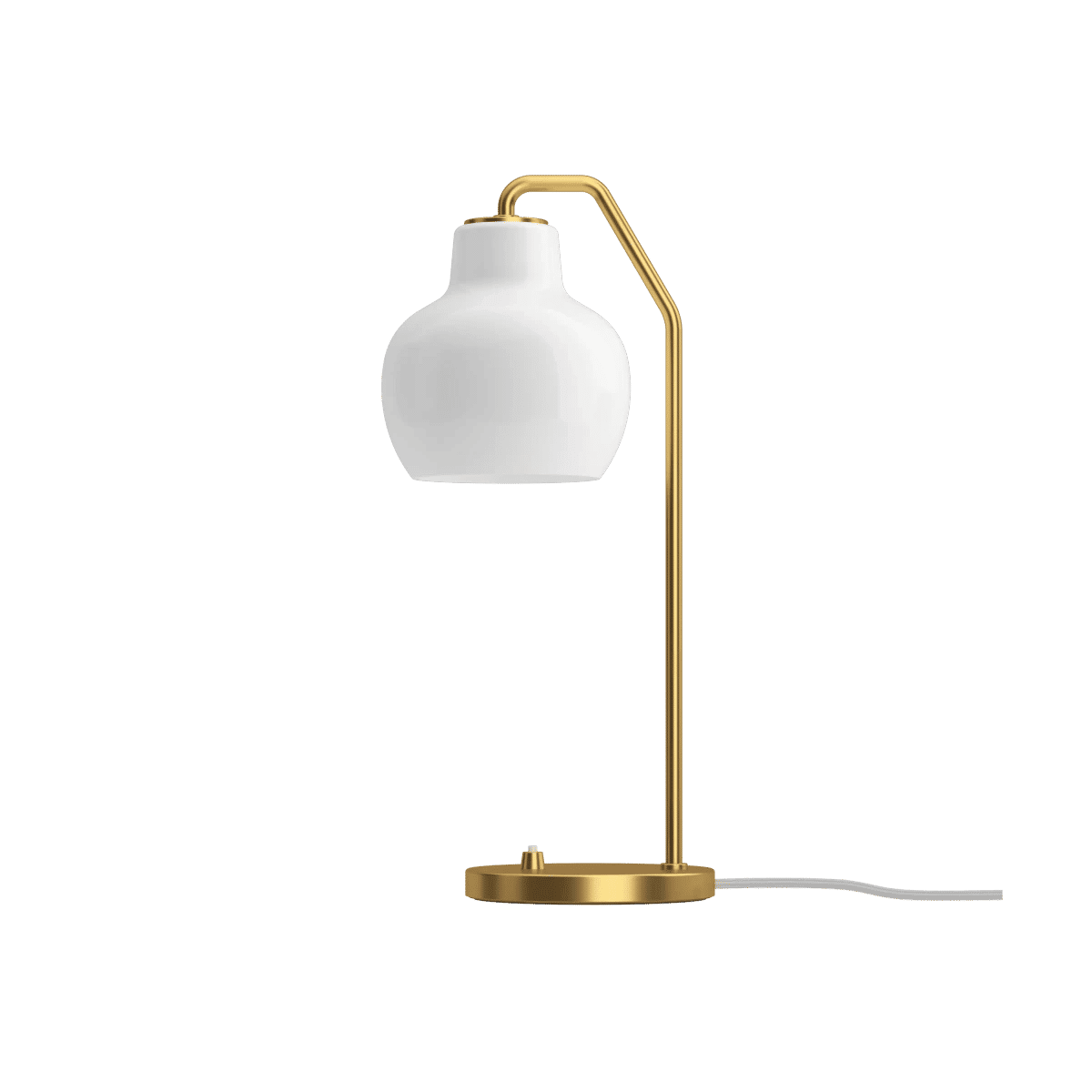 VL Ring Crown Bordlampe – Brass/opal glass Ø 150
