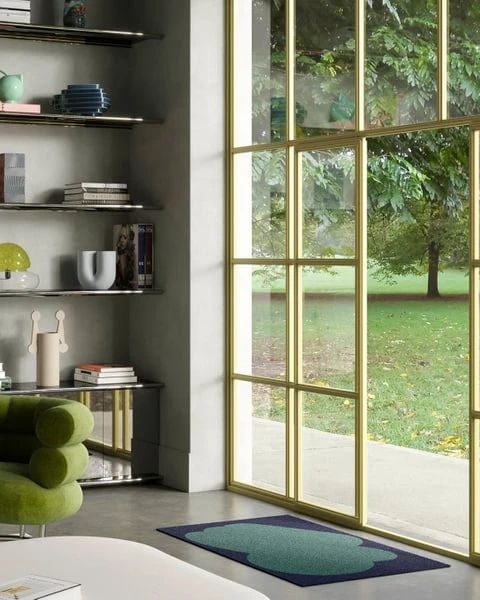 Heymat x Sight Unseen dørmatte – Emerald 81 x 122 cm