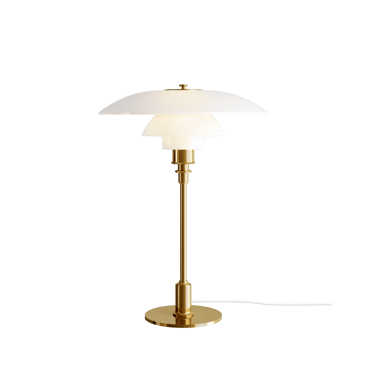 PH 3½-2½ Bordlampe – Brass metallised