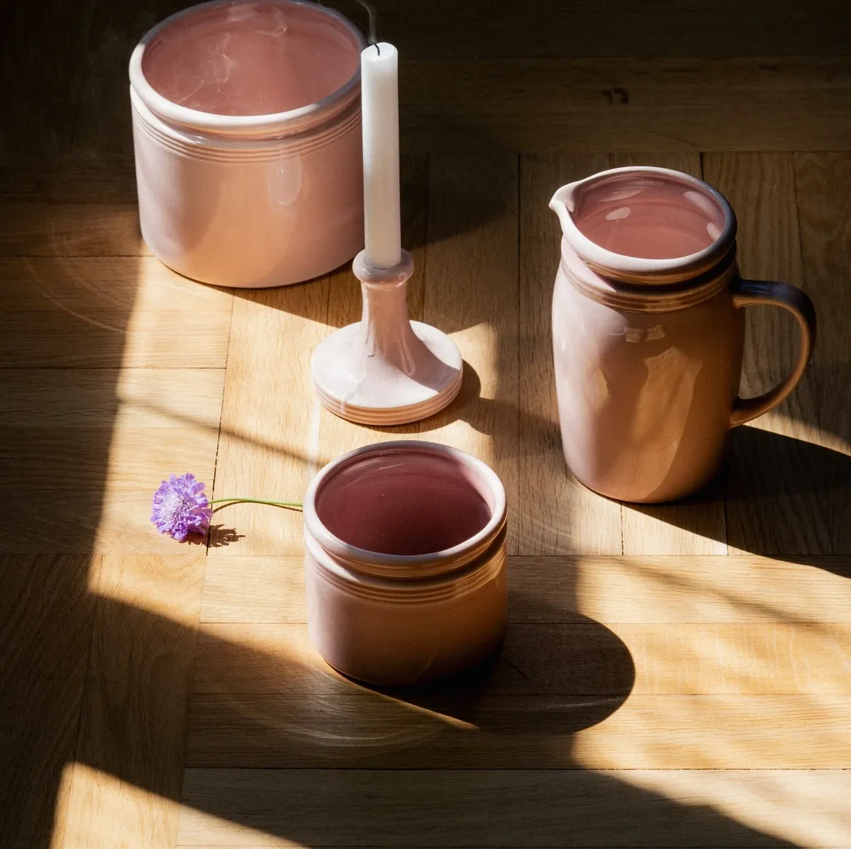 Krukke Soft Rose