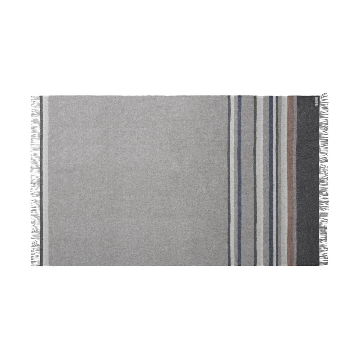 Lyø pledd 140x240 cm - Mørk grå
