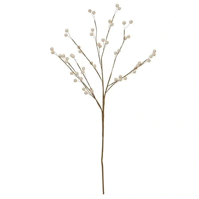 Kristtorn bærgren H70 cm Off White