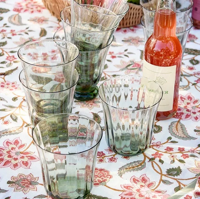 Vannglass Trellis Sage, 2 stk