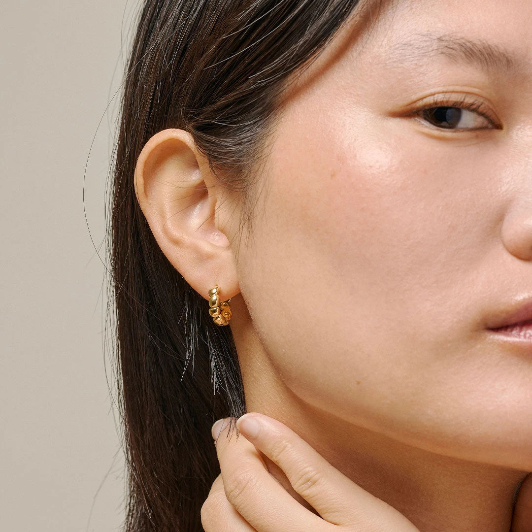Nara Hoops Gold Plated