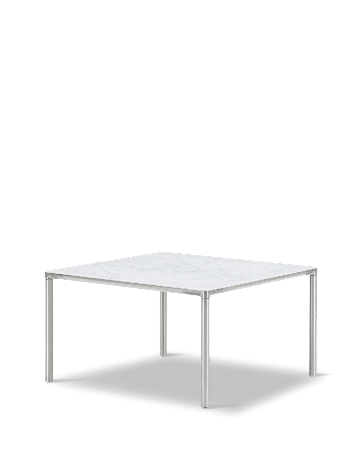 Piloti (6620) Alu, 75x75 cm – Hvit Carrara Børstet aluminium 41 cm