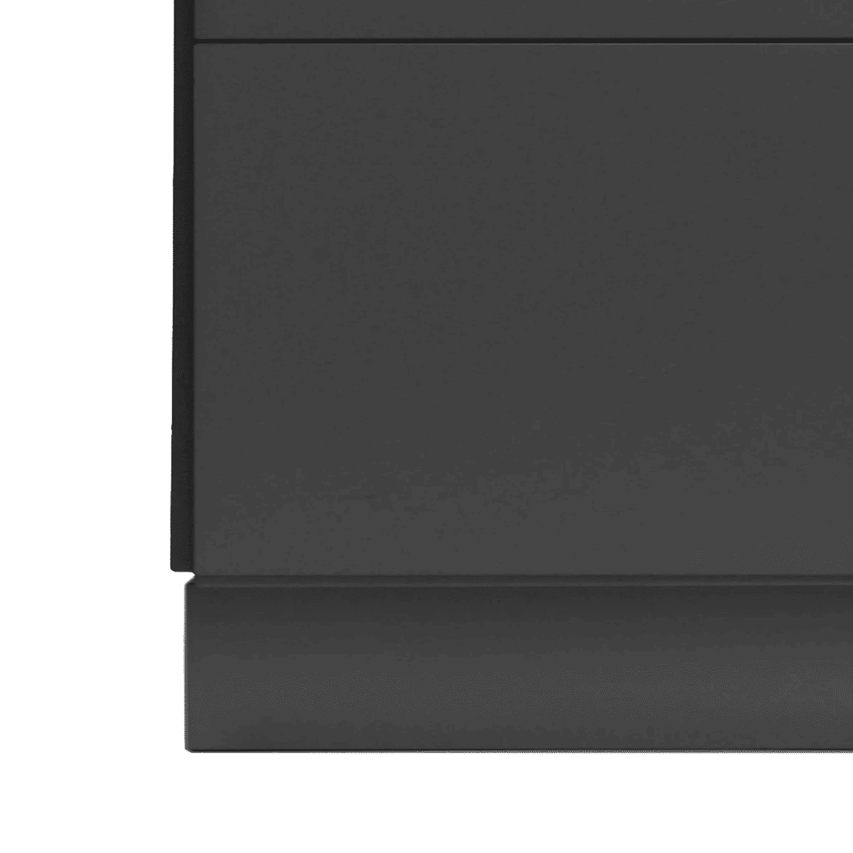 Relief sokkel, lav 123x2,6x6,8 Grå – 2 stk