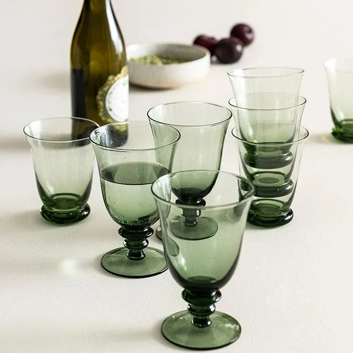 Vinglass Leopold Sage, 2 stk