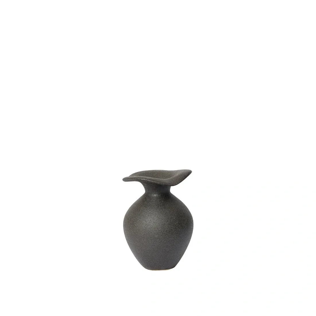 Florentina Vase XS Black, Matt glasert steintøy
