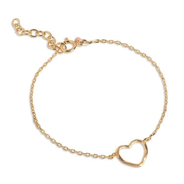 Armbånd, Organic Heart  Gold