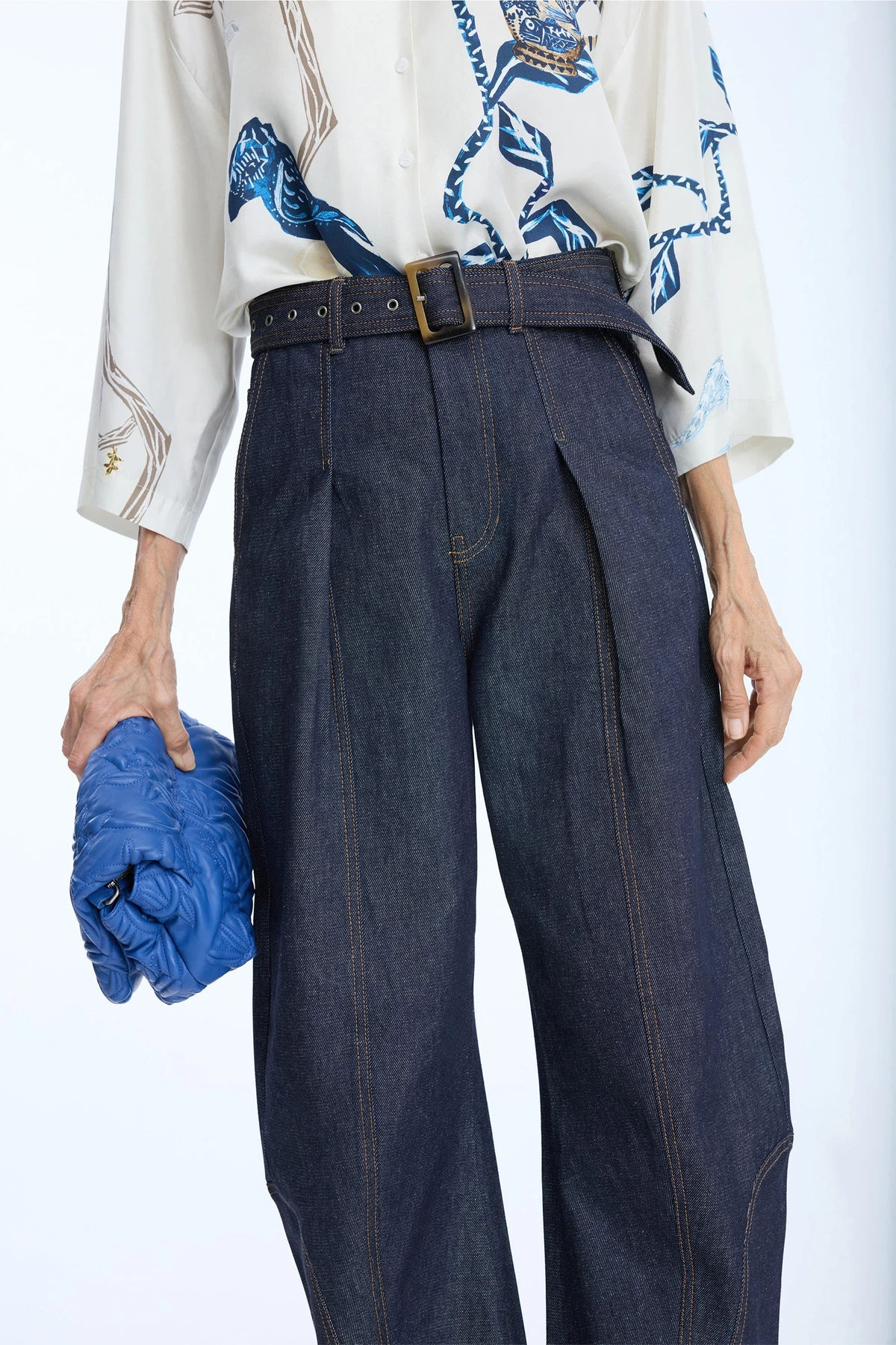 Nanina denimbukser indigo