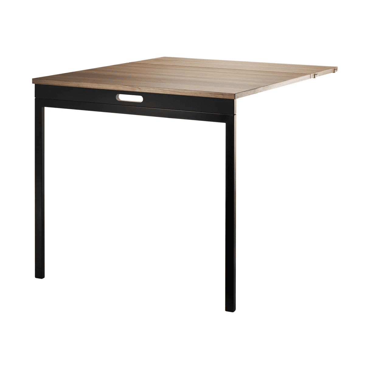 Klaffebord 78x30x71 Svart, Valnøtt