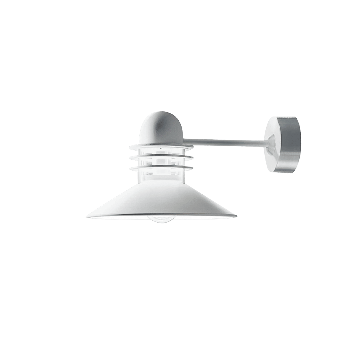 Nyhavn Utendørs Vegglampe – White