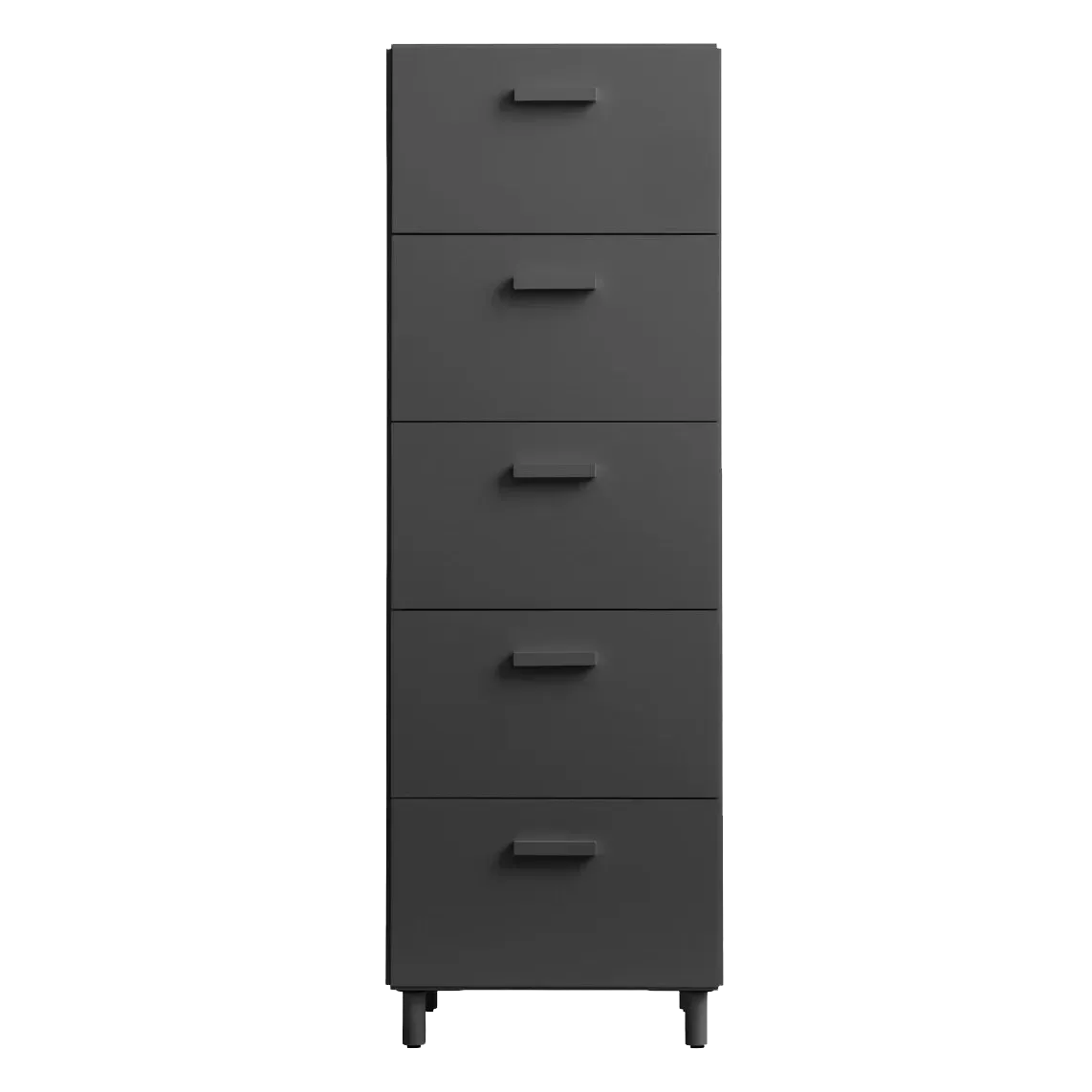Relief kommode, høy 41x41x115 Hvit (RELIEF-CHD-410-301)