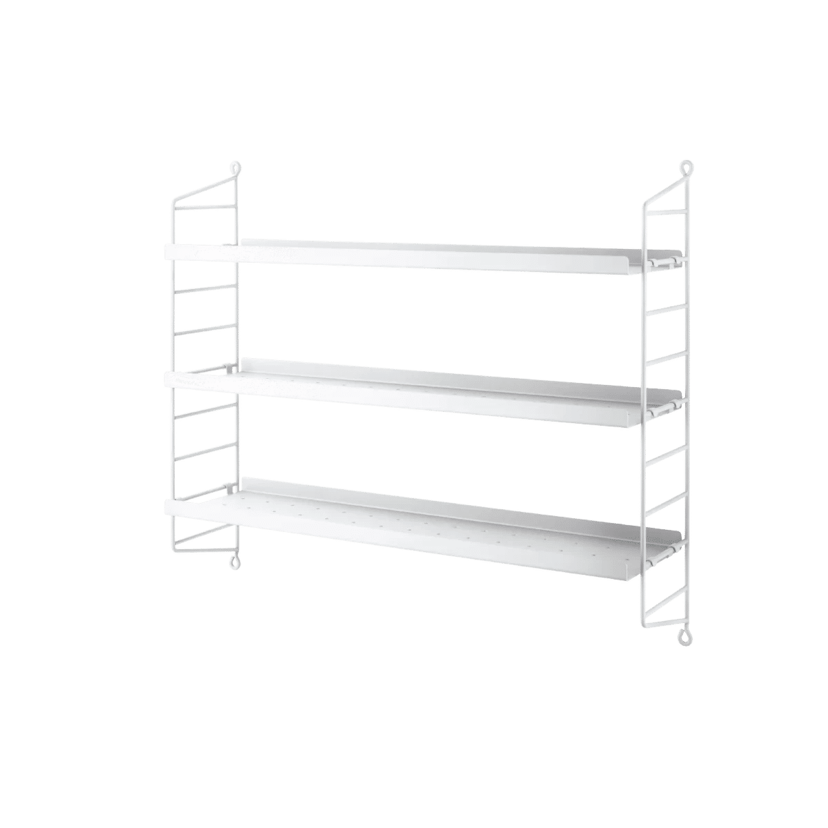 String Pocket Metal 60x15x50 Hvit