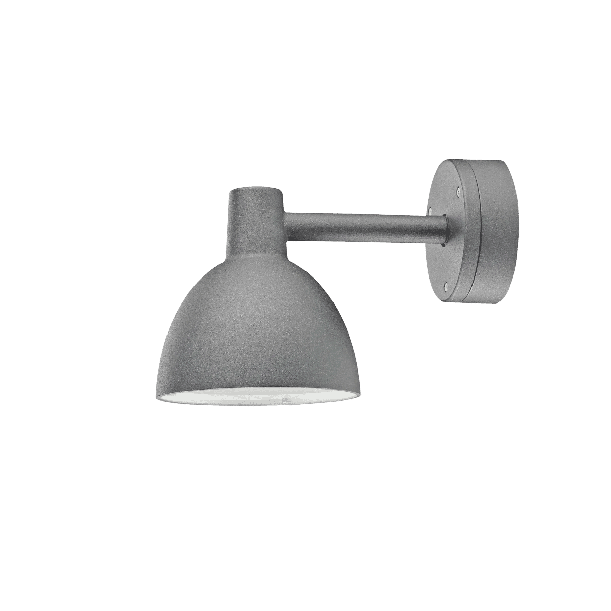 Toldbod 155 Utendørs Vegglampe – Alu. farge struktur