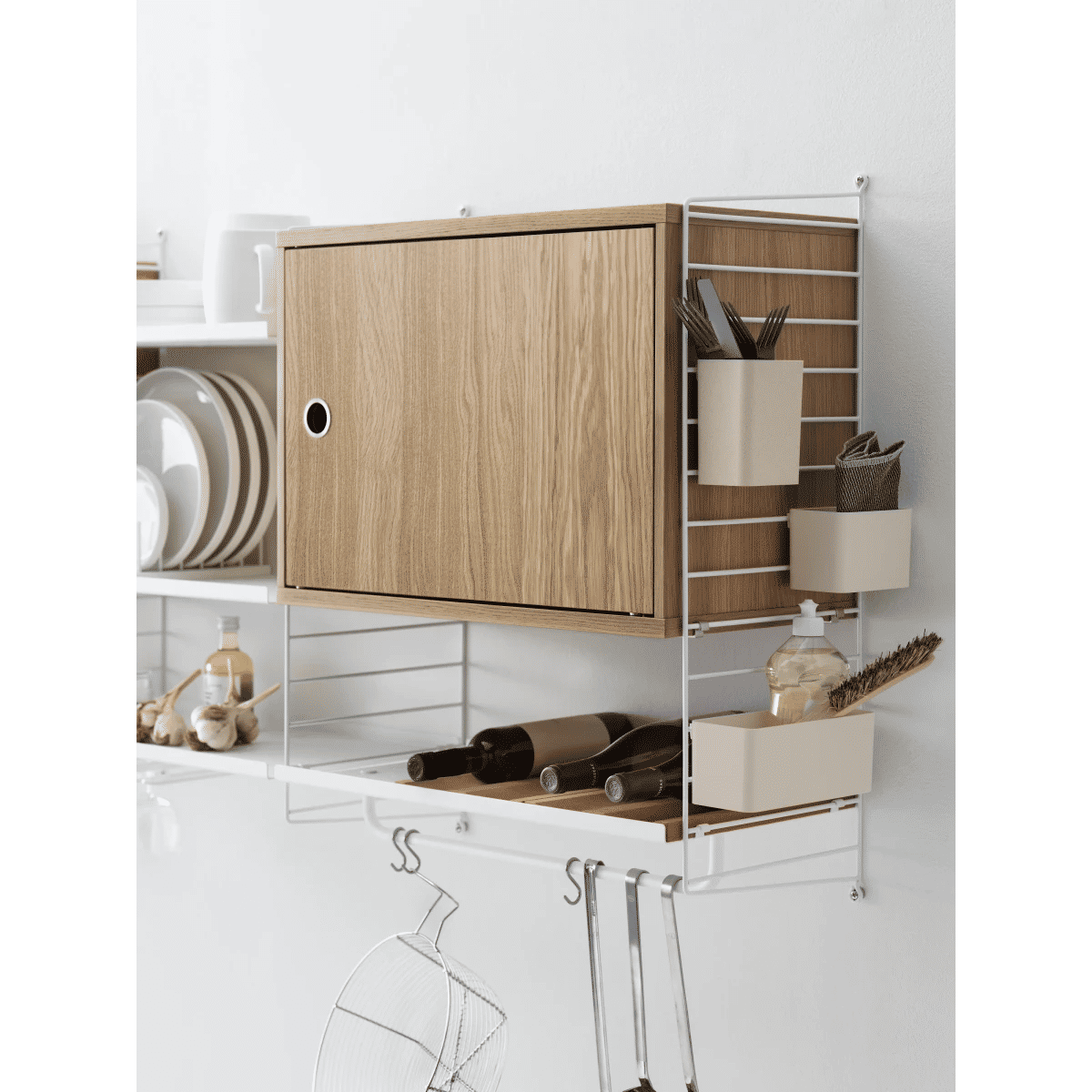 Vegggavl 30x50 Hvit