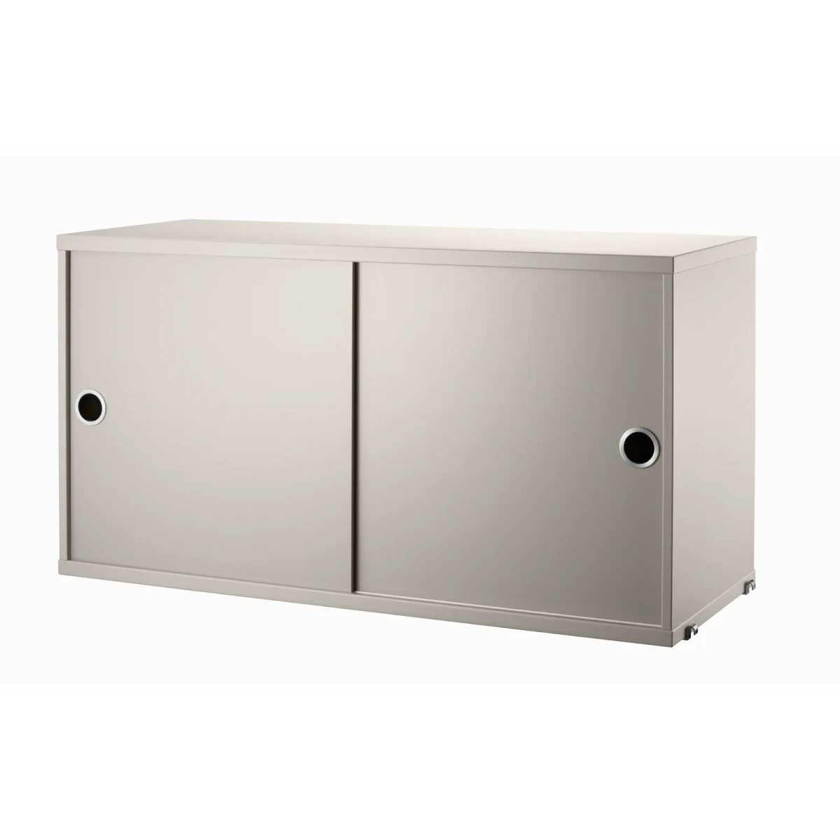 Skap med skyvedør 78x30x42 Beige