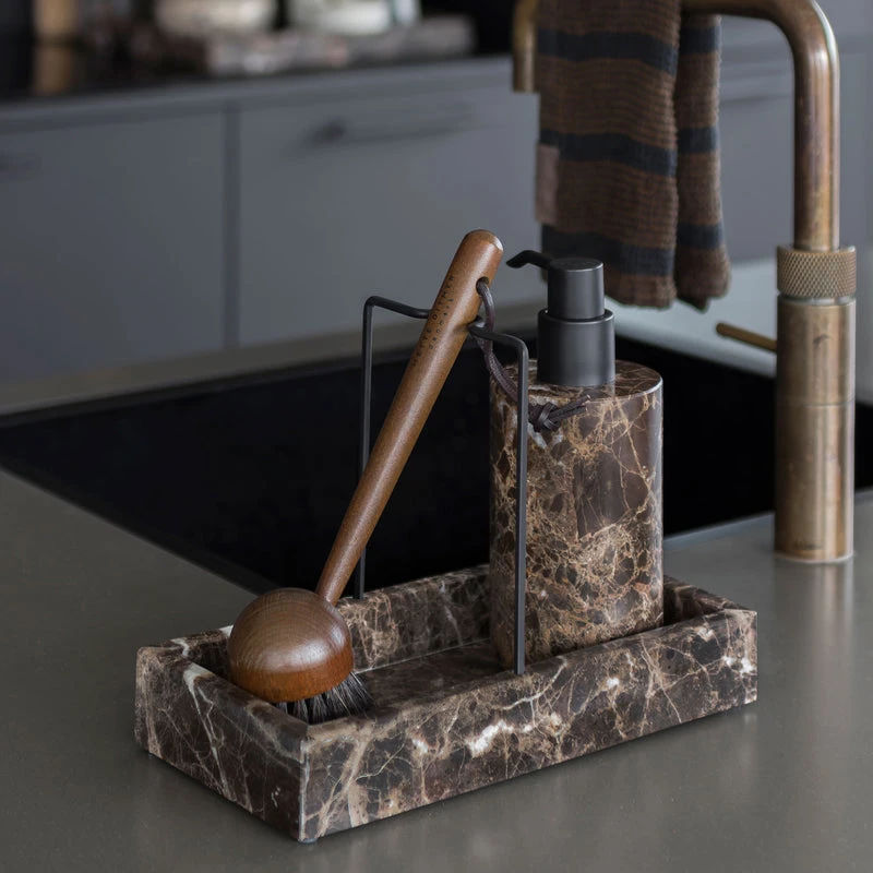 MARBLE oppvaskorganizer W12 x L23,5 x H17,5 cm, Brun