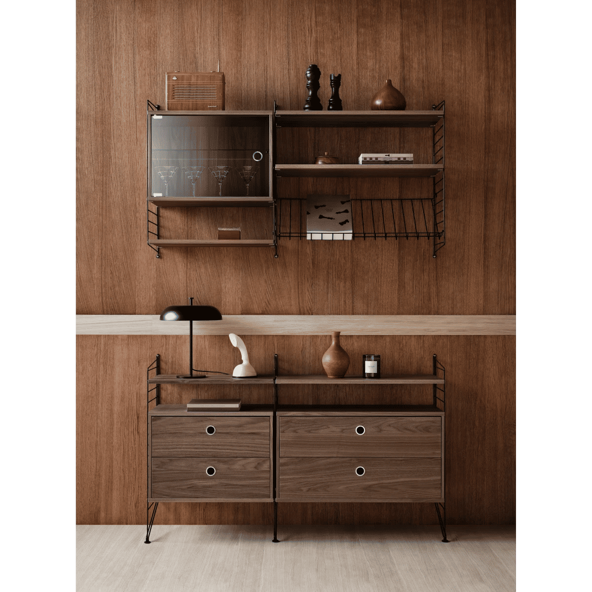 Gulvpanel 30x115 Svart – 2 stk