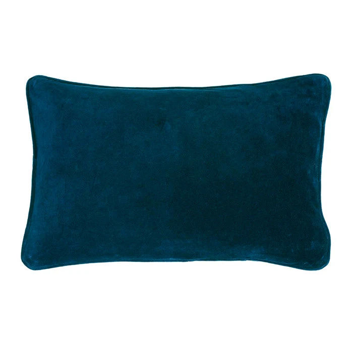 Putetrekk fløyel 33x50 cm Navy
