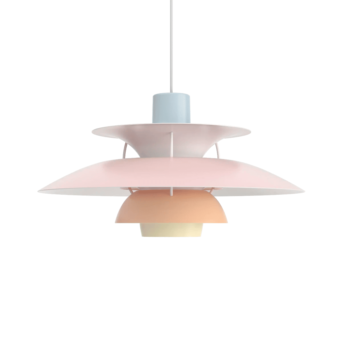 Pastels blue rose peach
