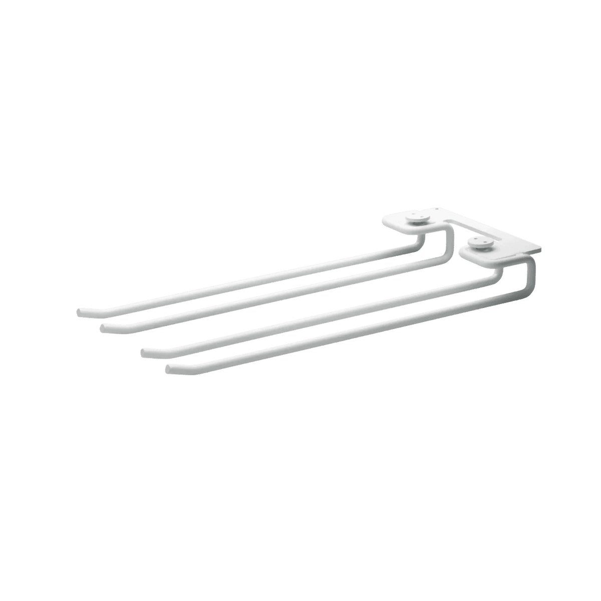 Opphengsstativ 13,5x30x3 Hvit – 2 stk