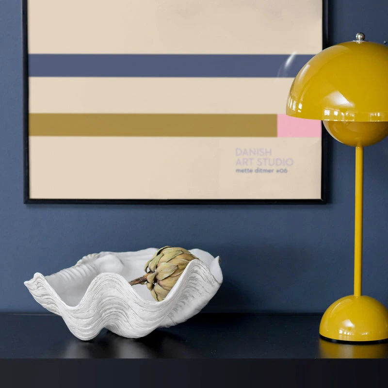 SHELL deco - large, White