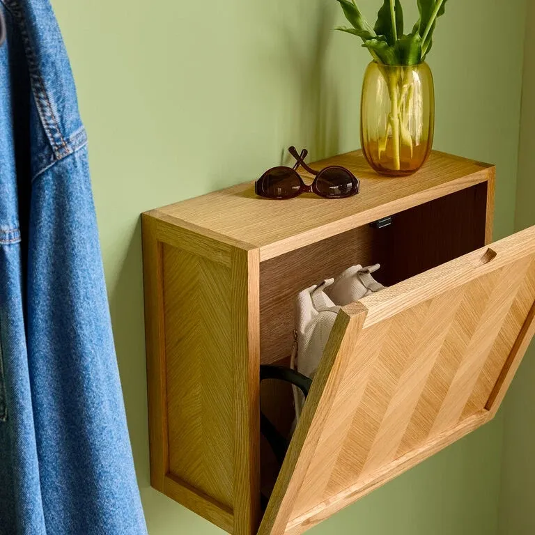 Herringbone Skokapsett Naturlig
