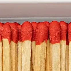 Mushroom Matches – kvadratisk fyrstikkesker