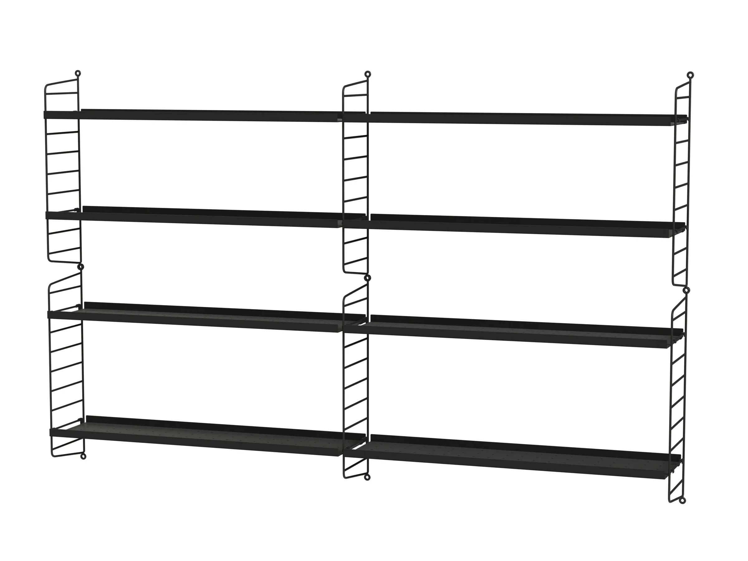 Stue M – vegghengt, 8 hyller