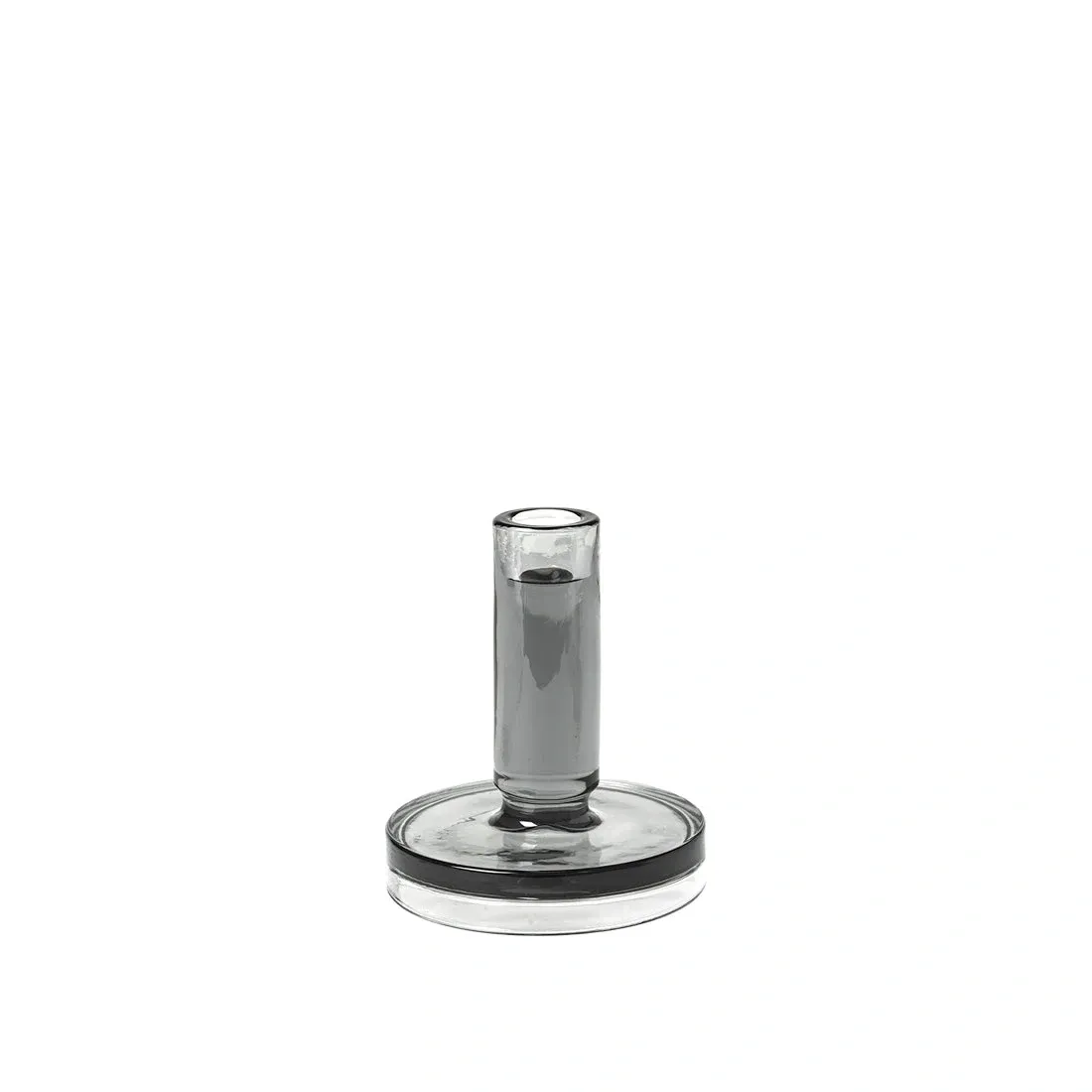 Petra Lysestage Smoke Grey Ø12xH14cm