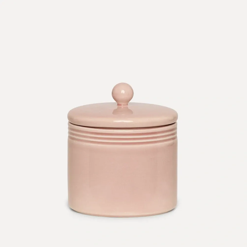 Krukke med lokk Soft Rose, 11,5 cm
